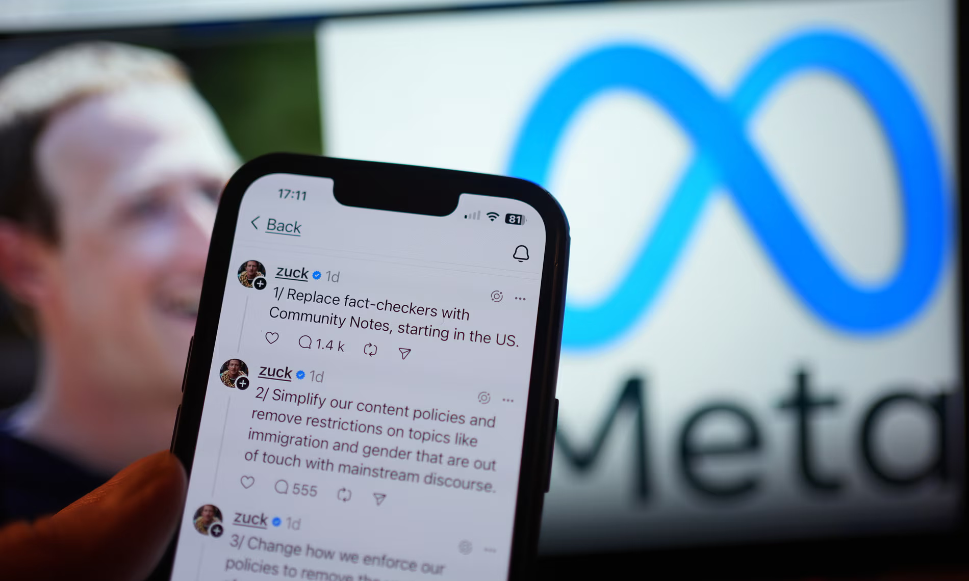 Perubahan kebijakan Mеtа аkаn mеnуеbаbkаn bеntrоkаn